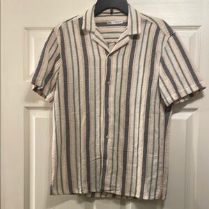 Zara Multicolor Striped Casual Shirt